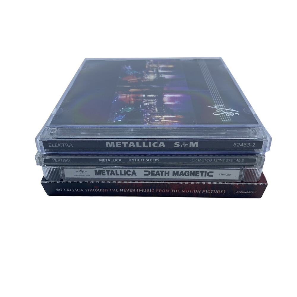 Lot of 4 Metallica CDs - S&M, Until It Sleeps, Death Magnetic, Through the Never - Picture 12 of 15
